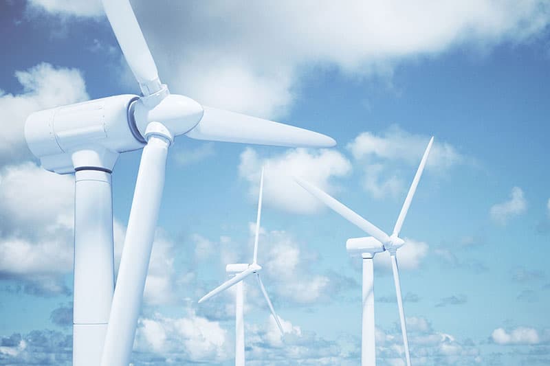 Schimmelbeseitigung bei Windkraftanlage
